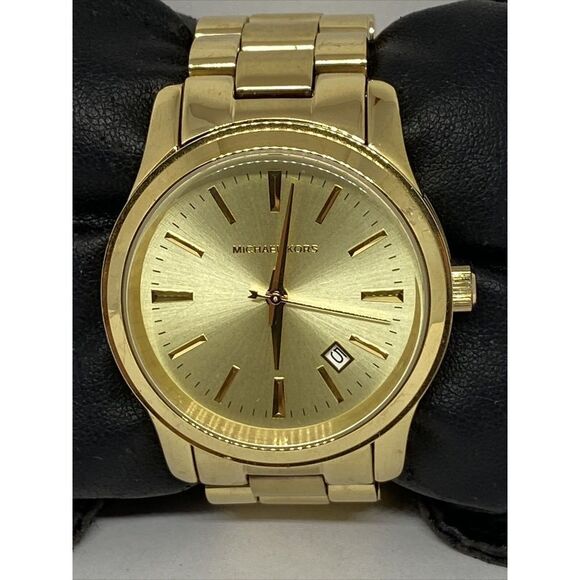 Michael Kors MK5160 Women's Gold Stainless Steel Analog Dial Quartz Watch JK440 - Picture 2 of 12
